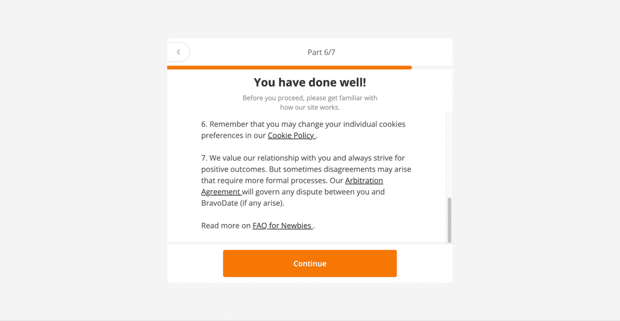 Bravo Date onboarding guide