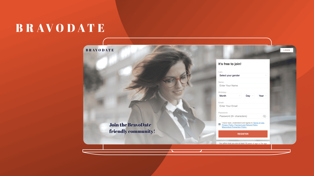 BravoDate sign up and login guide